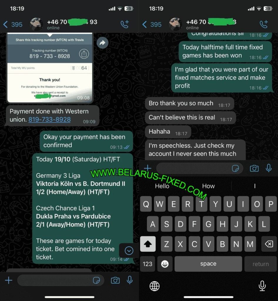 SECURE WHATSAPP FIXED BETS