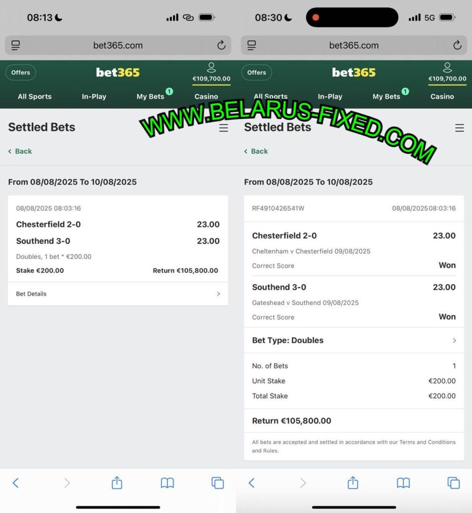 BET365 FIXED MATCH TIPS HTFT