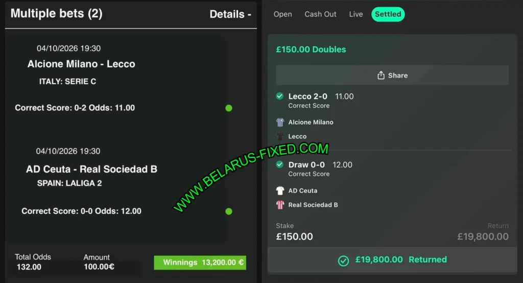 BETWAY SURE FIXED ODDS