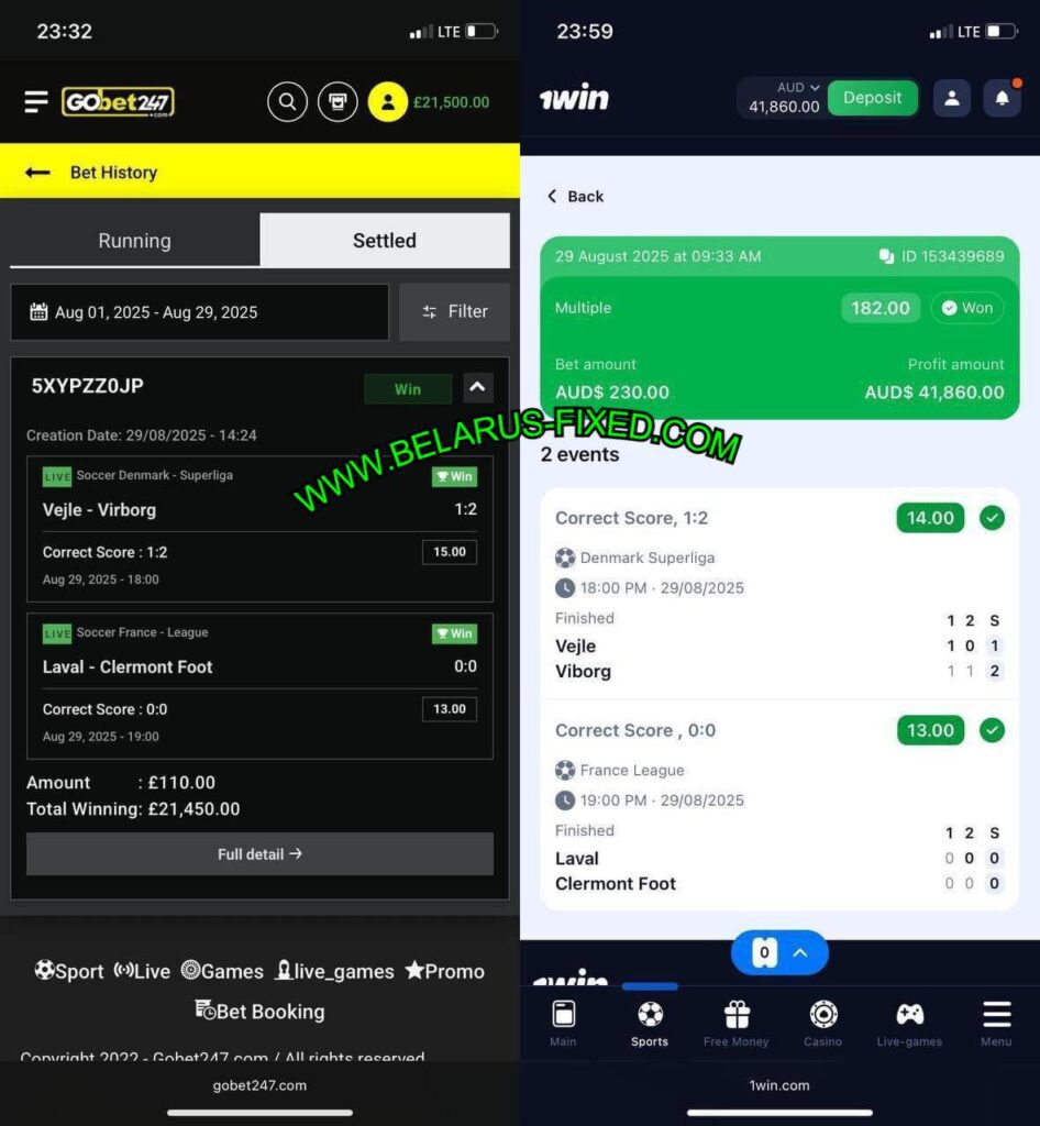 GOBET 247 FIXED MATCHES TIPS