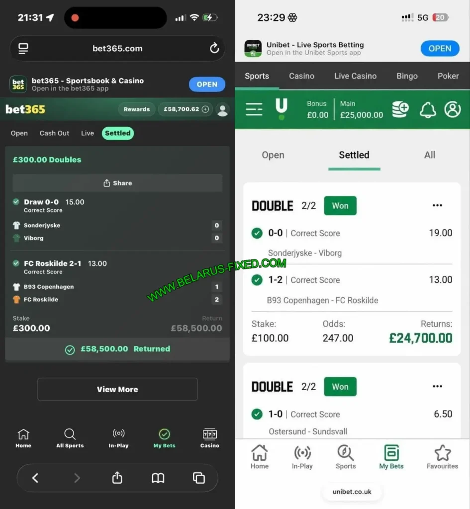 UNIBET CORRECT SCORE FIXED TIPS UNIBET CORRECT SCORE FIXED TIPS